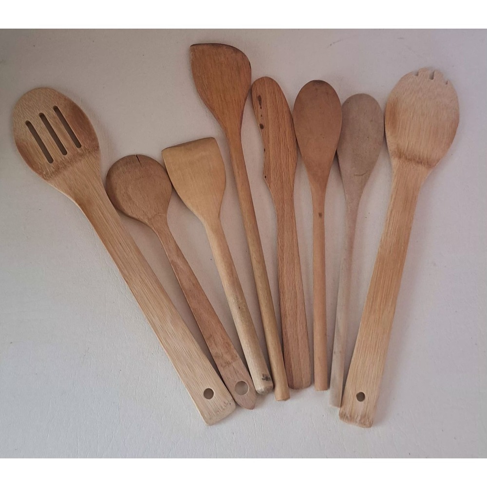 Wooden Spoons Vintage Farmhouse Utensils